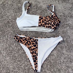 cheetah print bikini